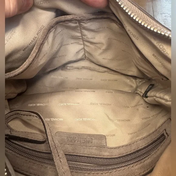 Michael Kors Fringe Crossbody in Suede with Zipper - Picture 13 of 15